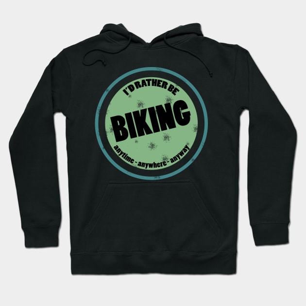 Biking I Love to Bike Ride Cycling Hoodie by TheOptimizedCreative